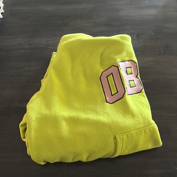 OBEY tennis ball green/ pink pullover - Picture 2 of 2